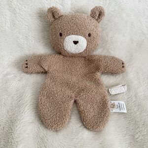 Albetta Creation Tan Teddy Bear Flat Baby Lovey Pacifier Holder 11” Plush Toy